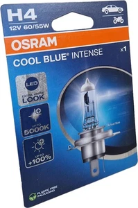 H4 12V 60/55W P43t Cool Blue INTENSE NextGeneration 5000K +100% 1St OSRAM - Picture 1 of 2