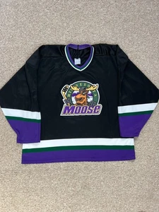 Rare Manitoba Moose Vintage Bauer IHL Inaugural Season 1994-95 Hockey Jersey NHL - Picture 1 of 6
