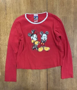 Vintage 90s Mickey’s Stuff For Kids Girls Long Sleeve Shirt Medium Minnie Disney - Picture 1 of 7
