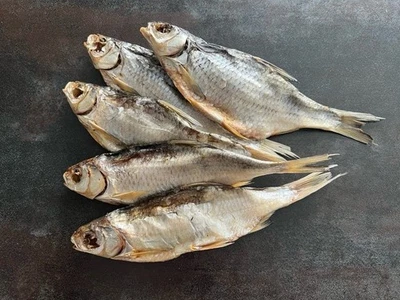 2 kg Wobla Вобла Plötze Fisch getrocknet gesalzen Kasachstan n. ausg. Bier 17 cm - Bild 1 von 3