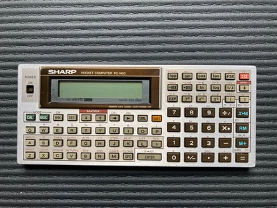 Vintage Taschenrechner Sharp Pocket Computer PC-1403 - Bild 1 von 4