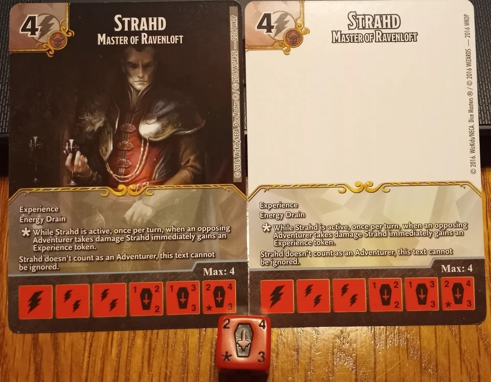 Dice Masters - Strahd - Master of Ravenloft - 2 card and die set - Изображение 1 из 1