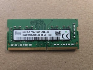 HYNIX 8GB 1RX8 PC4-2666V-SA2-11-HMA81GS6DJR8N-LAPTOP RAMs - Picture 1 of 4
