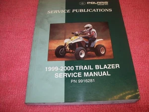 1999 2000 Polaris Trail Blazer ATV Shop Service Repair Manual 9916281 OEM - Picture 1 of 2