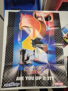 Sonic The Hedgehog 2 Sega Genesis Insert Poster Only - Batman Returns  - Bild 1 von 3