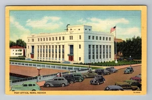 Reno NV-Nevada, Post Office, c1952 Antique Vintage Souvenir Postcard - Picture 1 of 2