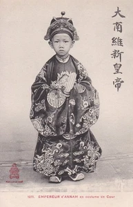 Empereur Duy Tân d'Annam en costume de Cour Vietnam Hué Indochine Dieulefils - Picture 1 of 2