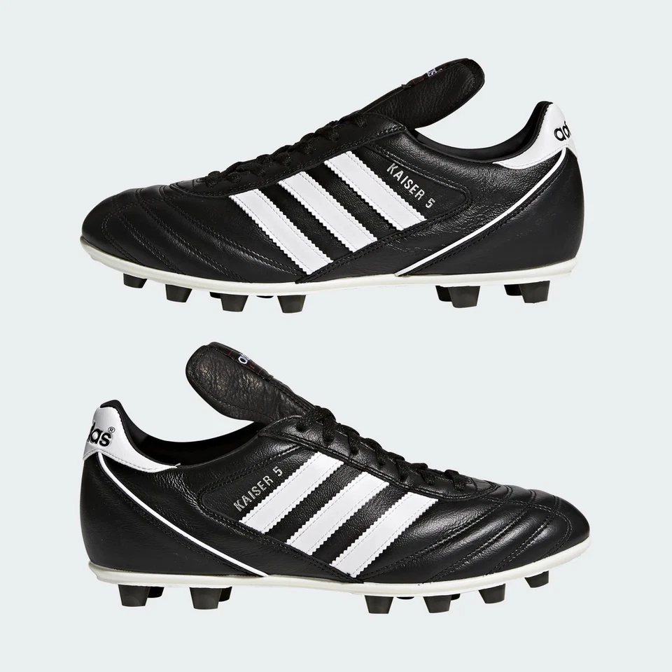 adidas Kaiser 5 Liga Fußballschuhe - Black/Footwear White/Red, EU 44 2/3