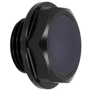 ⁺Black Engine Oil Cap Aluminum Alloy Anodized Oil Filler Cover Car Accessory - Picture 1 of 22