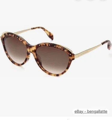 Gafas de sol Alexander McQueen para mujer ojo de gato 4241/s Habana tortuga nuevas con caja Foto 1 de 4