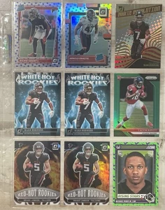 Atlanta Falcons Football Card Lot (45) Vets, RC, Holo, Inserts. Deion Rookie. - Picture 1 of 5