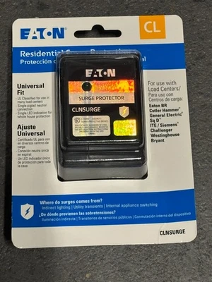 Dispositivo de protección contra sobretensiones residencial Eaton para interiores y exteriores ajuste universal CLNSURGE Foto 1 de 2