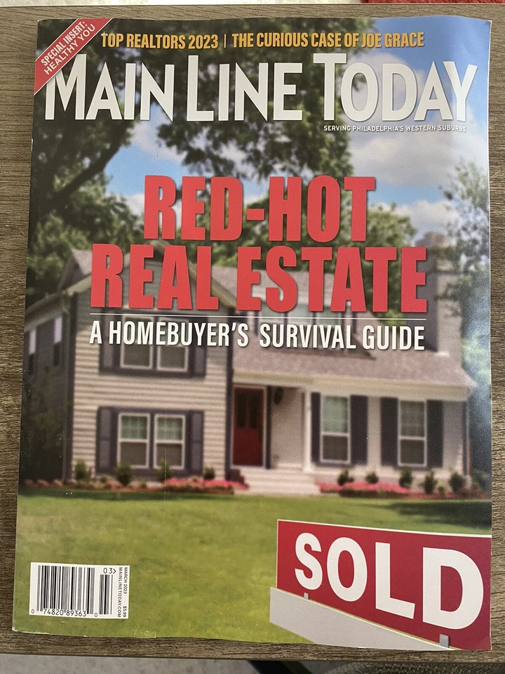 Mainline Today Magazine March 2023 Red Hot Real Estate Top Realtors 2023 - Image 1 of 1