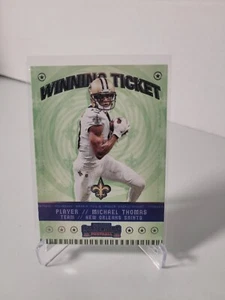 2020 Panini Contenders - Winning Ticket #WT8 Michael Thomas New Orleans Saints - Picture 1 of 2