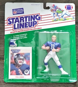 PHIL SIMMS 1988 KENNER STARTING LINEUP NFL Football ROOKIE Figure - Picture 1 of 5