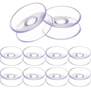  10 Pcs Window Suction Plate Hangers Double-sided Cup Sucker Cups - Picture 1 of 12