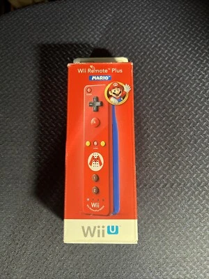 Nintendo Limited Edition Mario Wii/Wii U Remote Plus SEALED NEW IN BOX - Image 1 of 4