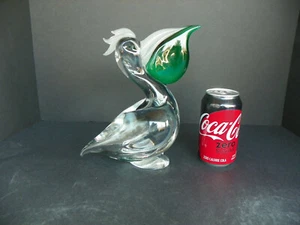SIGNIERTER ITALIENISCHER MURANO GLAS PELIKAN POGGI? - Bild 1 von 8