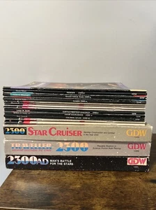 Vintage riesiger Posten GDW Traveller RPG Bücher: 2300, 2300 n. Chr., + mehr, 18 Bücher/Sätze - Bild 1 von 22