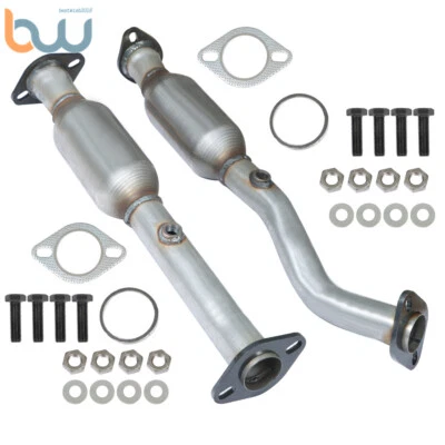 Par de convertidores catalíticos traseros para Nissan Titan/Armada/Pathfinder 2004-2015 5,6 L Foto 1 de 4