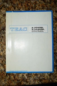 TEAC A-7010SL A7030SL Banddeck Servicehandbuch mit Schaltplan, Teileliste ORIGINAL) - Bild 1 von 1
