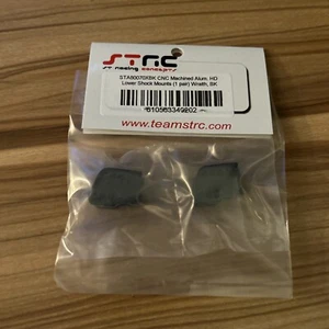 (b1) NEW STRC Alum HD Bottom Shock Mounts BLK Axial Wraith/Yeti FREE US SHIP - Picture 1 of 1