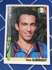 Sticker #43 Youri Djorkaeff Inter France Panini Euro football edition 1998-99