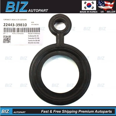 Valve Cover Seal for 2002-2006 Kia Amanti Sedona Sorento 3.5L V6 OE# 22443-39810 Foto 1 de 4