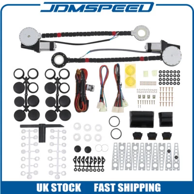 UNIVERSAL ELECTRIC POWER WINDOW KIT FOR 2 WINDOWS CAR VAN (12V) - Image 1 of 4