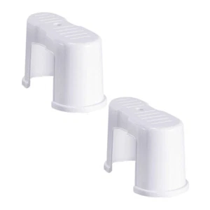 2 Pcs Toilet Footstool Travel Squat Bathroom Stools Adults Non-slip Squatting - Picture 1 of 12