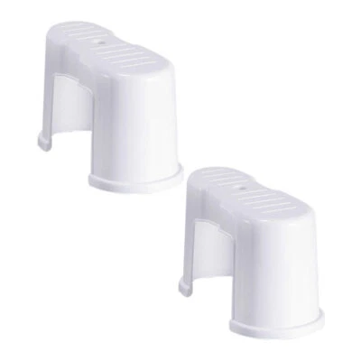 2 Pcs Toilet Footstool Travel Squat Bathroom Stools Adults Non-slip Squatting - Image 1 of 4