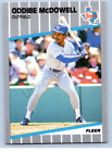 1989 Fleer Oddibe Mcdowell Texas Rangers #528 Mlb Baseball Card
