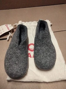 Baabuk Gus Wool Toddler Slippers Dark Gray Size 11.5 - Picture 1 of 8