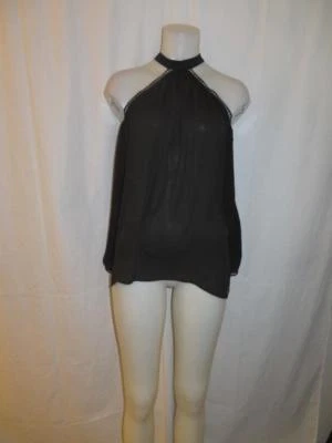 TOP FEMININO DORA LANDA PRETO OMBRO ABERTO TAMANHO XS - Imagem 1 de 4