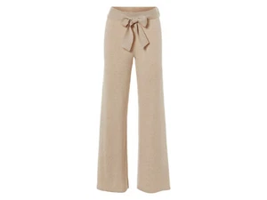 esmara® Damen Feinstrick-Hose, elastischer Gummizugbund beige, L44/46 - B-Ware - Bild 1 von 2
