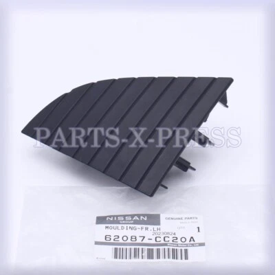 NOVA TAMPA DE GANCHO DE REBOQUE DIANTEIRO GENUÍNA NISSAN MURANO 2005 - 2007 PRETA 62087-CC20A - Imagem 1 de 4