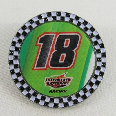 Kyle Busch Pin #18 Interstate Batteries Joe Gibbs Racing Nascar - Image 1 of 4