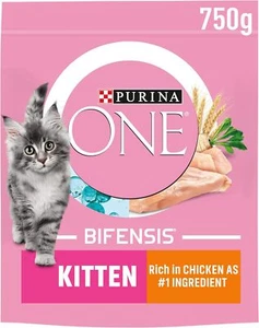 Purina ONE Kitten Dry Cat Food Rich in Chicken - Picture 1 of 3