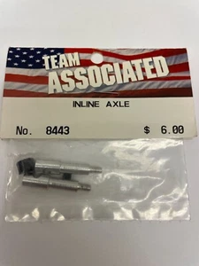 Team Associated Inline Axles For Dynamic Front End Aluminum Silver (2) 8443 - Picture 1 of 1