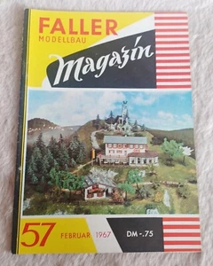 vintage original Faller Modellbau Magazin 57 Februar 1967 Spielwaren 36 S. - Bild 1 von 2
