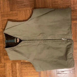 Vintage Demotex-ed Alpaca Lined Vest Gillet Korean War Vest 40 - Picture 1 of 6