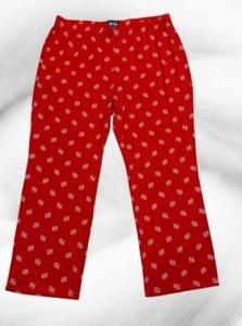 Pantalones de salón pijama Dogg Supply de Snoop Dogg para todos los géneros talla 2X rojo cachemira - Imagen 1 de 7