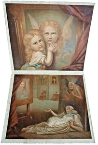 aRT PRINT 2 ANGELICA BY J. P. BOYD A. M. IN PEOPLES JOURNAL ANGEL DEMON neocurio - Picture 1 of 12