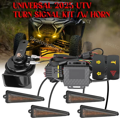 Plug Play For Polaris RZR XP 1000 UTV Turn Signal Horn Kit Street Legal SXS ATV - Image 1 of 4