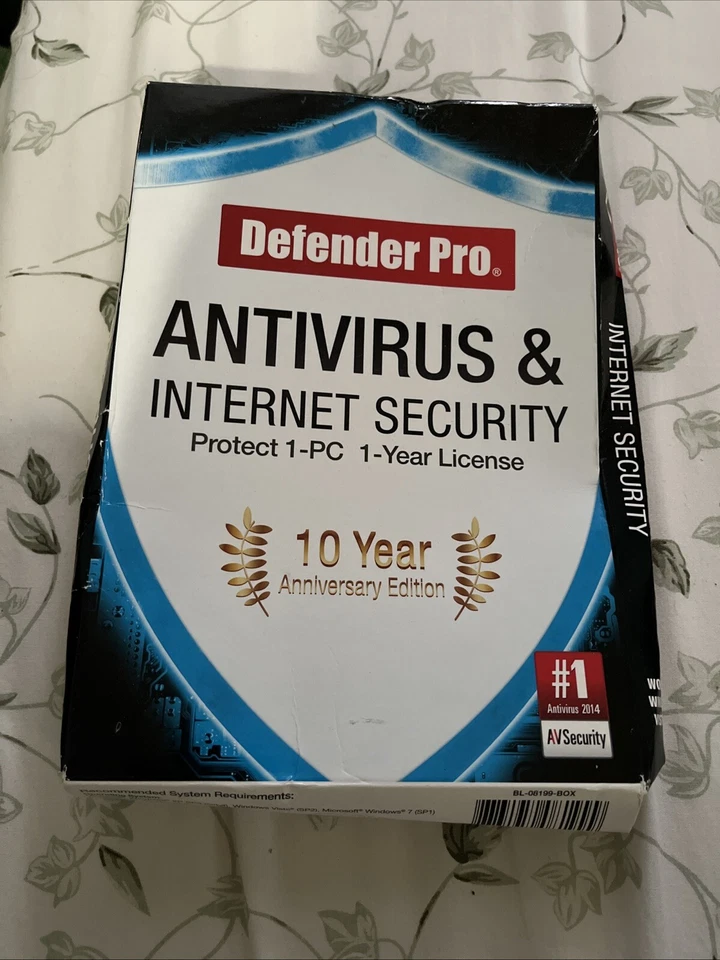 Defender Pro Antivrus & Internet Security 1 PC 1 Year - Image 1 of 1