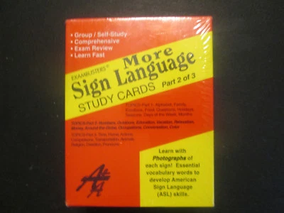 Exambusters: More Sign Language : Exambusters Study Cards: Exambusters Study Car - Image 1 of 3
