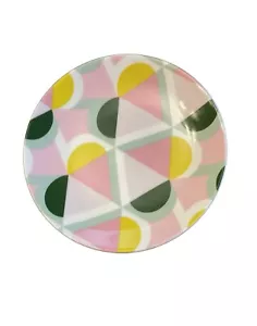 kate spade Teller 2er Set Salat Akzent Teller Geo Spade™ Rosa Gelb Multi NEU - Bild 1 von 3