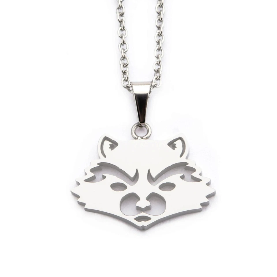 Colar de aço inoxidável pingente recortado foguete Guardiões da Galáxia Marvel - Imagem 1 de 1