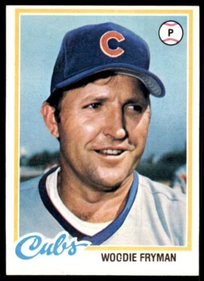 1978 TOPPS WOODIE FRYMAN CHICAGO CUBS #585 (109) - Image 1 of 2
