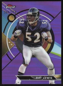 2023 Topps Composite Finest Purple Refractor Ray Lewis /250 Baltimore Ravens - Picture 1 of 2